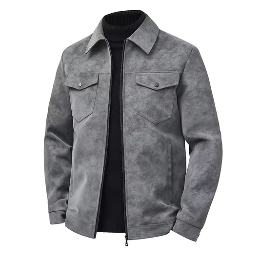 Men’s Vintage Style Zip Jacket