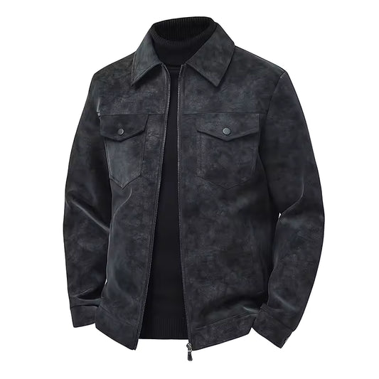Men’s Vintage Style Zip Jacket