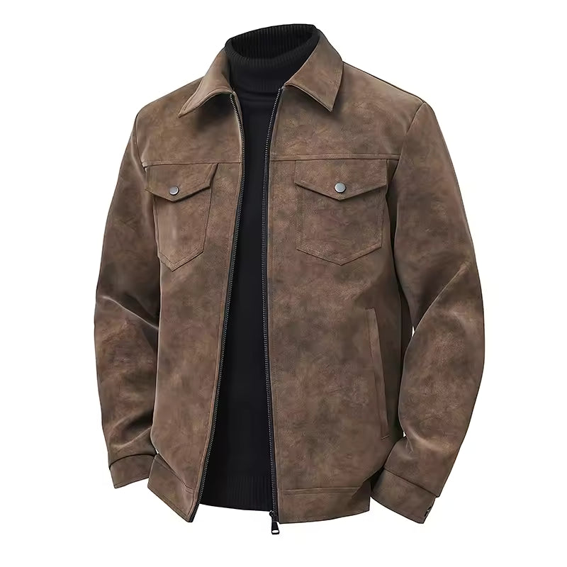 Men’s Vintage Style Zip Jacket